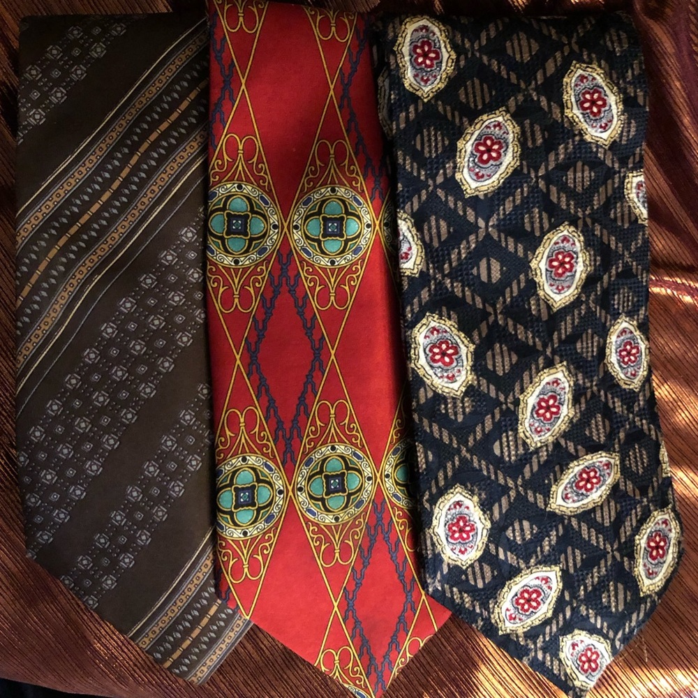 Vintage Designer Silk Ties